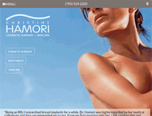 Tablet Screenshot of christinehamori.com